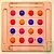Sudoku multicouleur en bois, 28 cm