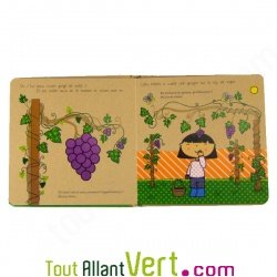 Livre pour enfant Au Jardin, potager et Terre nourrici�re, collection Graine d\'�colo, 2-5 ans