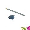 Stylo bille en jeans et plastique recycl� encre noire