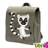 Sac � dos enfant Le L�murien Maki Catta en coton bio 23 x 23 x 8 cm