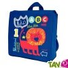 Sac � dos enfant F�licitation Lion en coton bio 23 x 23 x 8 cm