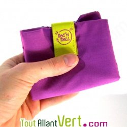 Sac r�utilisable et lavable pour emballer et emporter son sandwich, mauve