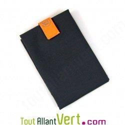 Pochette pour sandwich ou gouter, r�utilisable et lavable, noir