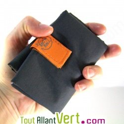 Pochette pour sandwich ou gouter, r�utilisable et lavable, noir