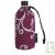 Gourde �cologique en verre isotherme Mauve Violet 0.6 litres
