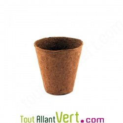 Pots biod�gradables semis et boutures pour planter sans d�poter, 8x8cm ronds en lot de 30