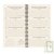 Agenda semainier recycl� 2012 9x16cm rouge Polypro