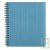 Agenda semainier recycl� 2012 15x17cm Turquoise Polypro