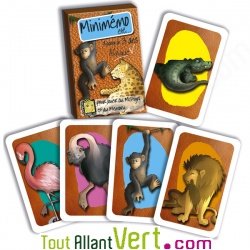 Jeu de cartes Minimemo Animaux de l\'Afrique