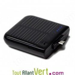 Superchargeur solaire A-Solar pour Micro-USB Smartphone/HTC/Blackberry