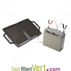 Valise solaire pour maintien/charge de la batterie de v�hicule 4Watt 12V Solar Tech