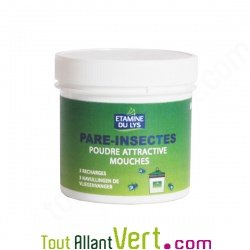 Recharge pi�ge � mouches poudre de poisson, lot de 3