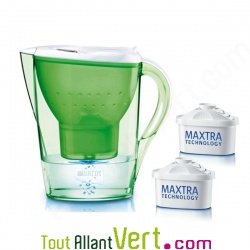 Pack Nomade Carafe verte Marella + bouteille v�g�tale 100% Edition limit�e