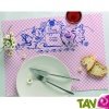 Sets de table originaux Eco-Design Bon app�tit FSC, lot de 20