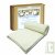 Prot�ge oreiller en molleton de coton bio, �cru naturel 40x60cm