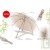 Parapluie plastique recycl�, manche en bambou et bois