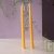 Bougies 100% cire d'abeille, fine 14mm x 20cm