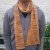 Echarpe longue tricot�e chin�e en chanvre, 210 cm