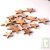 Etoiles en bois, d�cor de table pour No�l