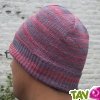 Bonnet chin� en chanvre biologique, 26 cm