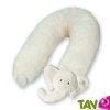 Coussin de d�tente et d'allaitement, coton bio et balle d'�peautre bio, �l�phant