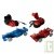 Circuit de voitures aliment� par une manivelle � dynamo