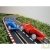 Circuit de voitures aliment� par une manivelle � dynamo