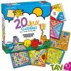 Boite de 20 jeux classiques famille Monsieur Madame