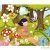Puzzle 30 pi�ces Balade dans la for�t, 29x24cm en �coconception