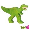 Tyrannosaure en bois, dinosaure T-Rex, 14 cm