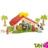 Ferme ou cr�che de No�l en bois Holztiger