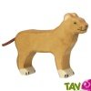 Lionne en bois debout 11 cm