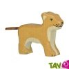 Lionceau en bois debout 7,5 cm