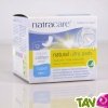 Serviettes hygi�niques naturelles super avec rabat, boite de 12