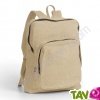 Sac � dos en chanvre biologique, 43x32x9cm, naturel