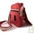 Sac � bandouliere Verona chanvre bio, 20x28x10cm rose/naturel
