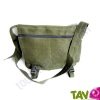 Sac � bandouli�re urbain Besace, chanvre biologique, 35x29x10cm, vert