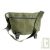 Sac � bandouli�re urbain Besace, chanvre biologique, 35x29x10cm, vert