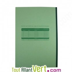 Cahier recycl� A4 renforc� petits carreaux Vert 192 pages
