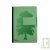 Cahier recycl� A5 renforc� lign� Vert 144 pages