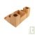 Porte-crayon en bois 5 compartiments 21.5x16cm