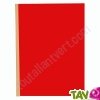 Chemises � soufflet recycl�es dos toil� avec cordon Rouge Nature Future 32x24cm pour A4 600g