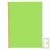 Chemises � soufflet recycl�es dos toil� avec cordon Vert Tilleul  Nature Future 32x24cm pour A4 600g