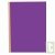 Chemises � soufflet recycl�es dos toil� avec cordon Violet Nature Future 32x24cm pour A4 600g