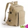 Sac � dos de randonn�e en chanvre bio, 29x36x45cm, naturel