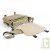 Sac � bandouli�re urbain Besace Deluxe, chanvre biologique, 37x30x18cm, naturel