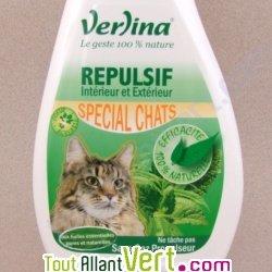Spray r�pulsif chats �cologique int�rieur et ext�rieur, 500ml