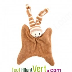 Doudou souriant en coton bio