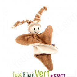 Doudou souriant en coton bio