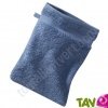 Gant de toilette bleu, 22x16cm, en �ponge 100% coton bio